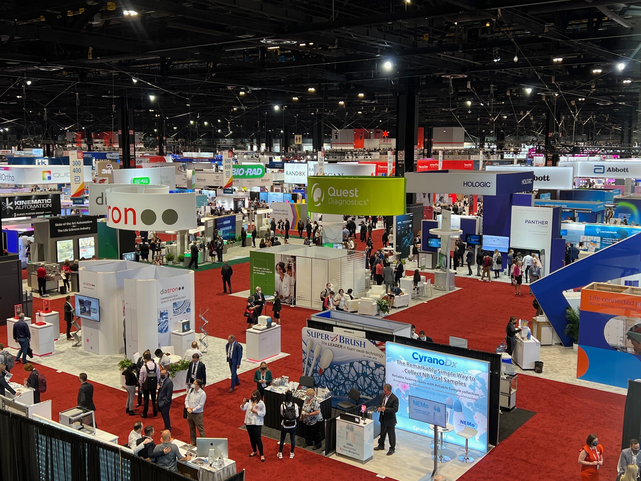 Image: The premier global laboratory medicine exposition featured over 900 exhibitors and more than 200 new products and services (Photo courtesy of AACC)